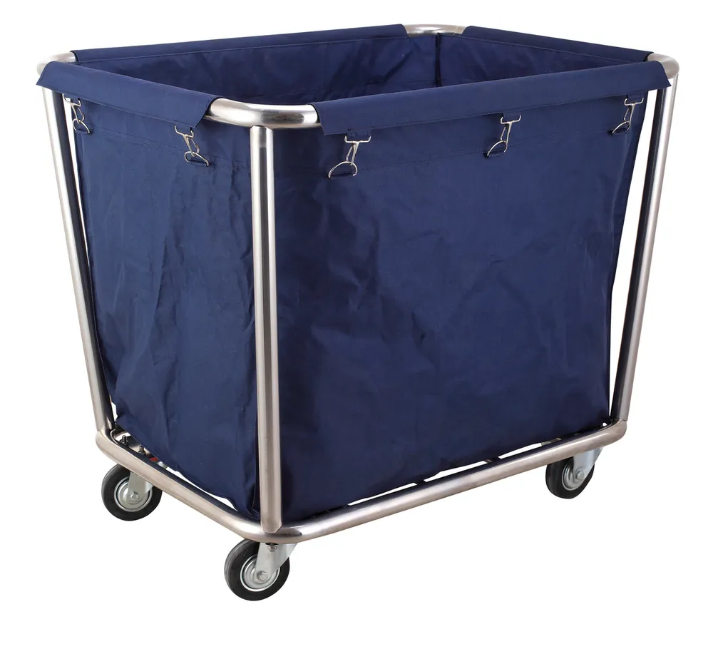 Carrinho de Roupa Suja 900x650x850mm Inox para Lavandaria