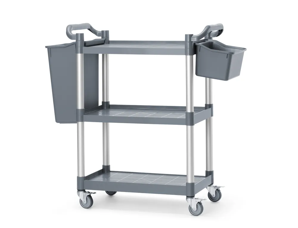 Carrinho de Serviço Polipropileno 3 Prateleiras 800x410mm