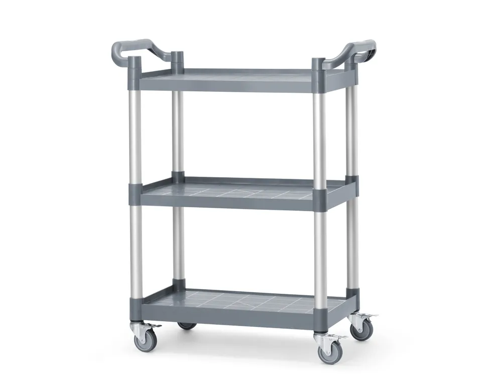 Carrinho de Serviço Polipropileno 3 Prateleiras 800x410mm