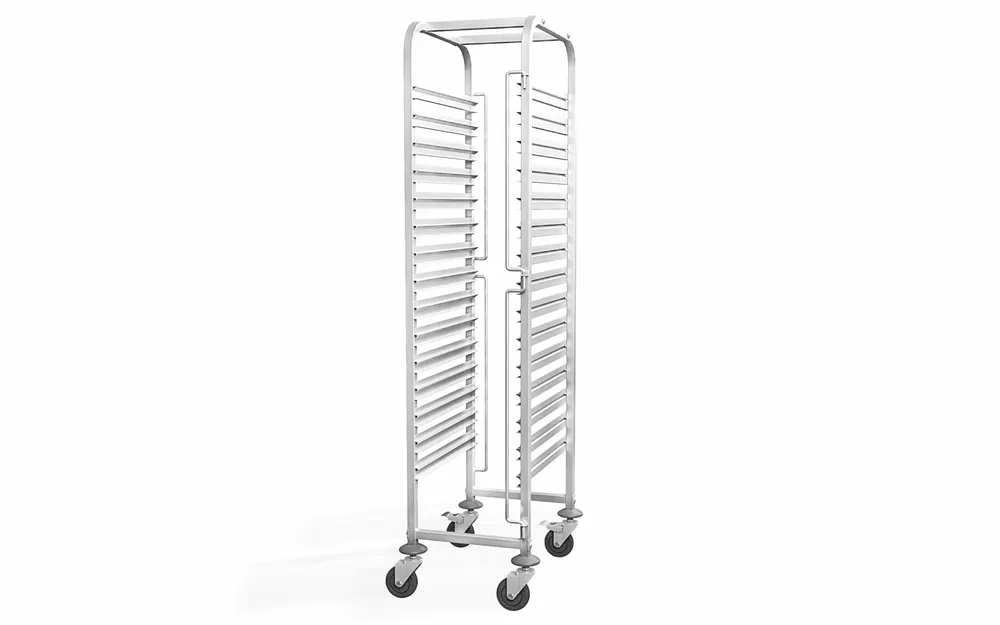 Carrinho para Tabuleiros 600x400, 15 Níveis, 1710mm Altura