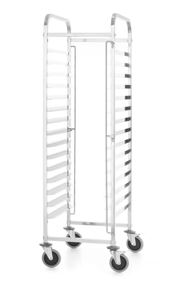 Carrinho para Tabuleiros 600x400 mm - 15 Níveis Aço Inoxidável