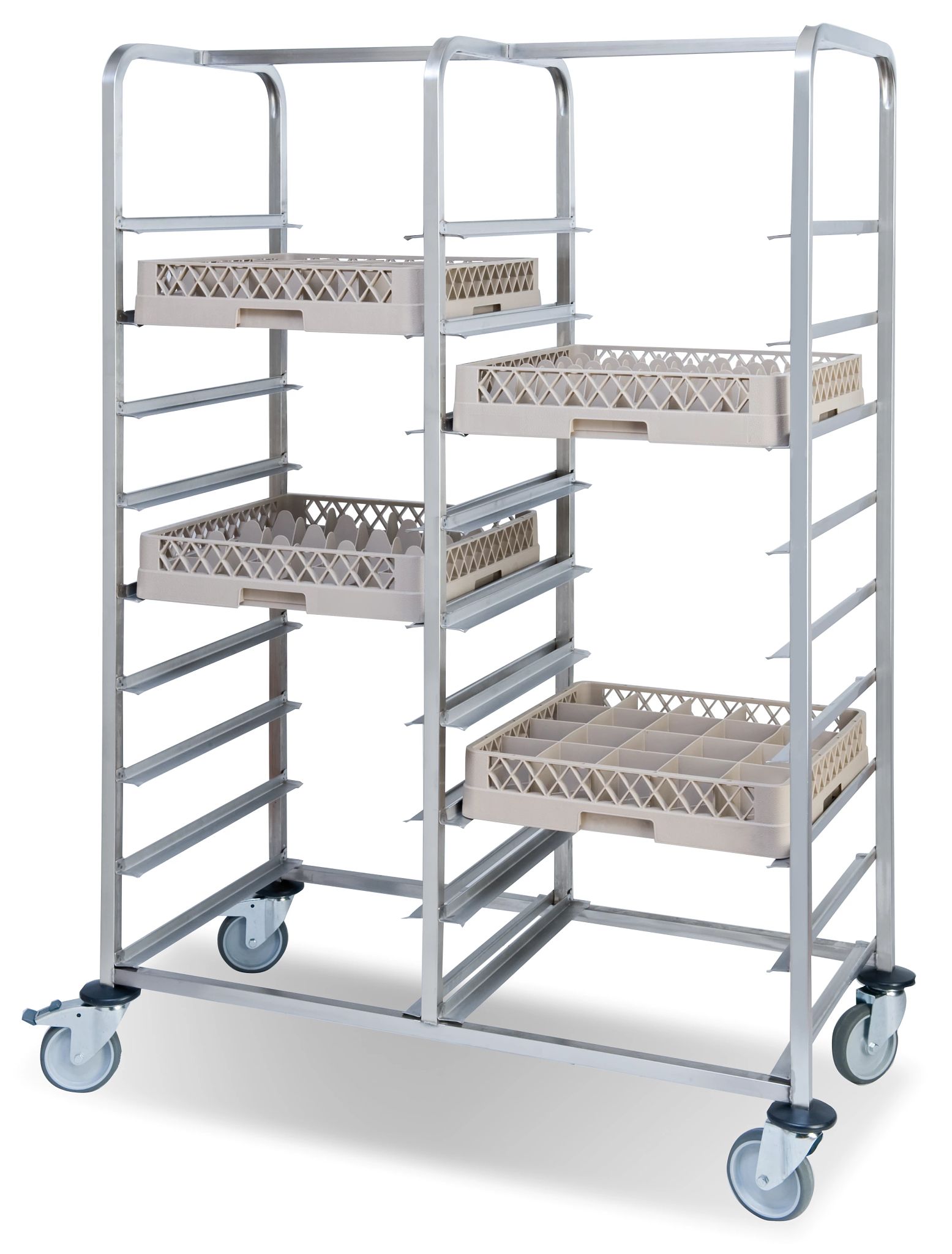 Carro Inox 9 Níveis para Cestos de Lava-Loiça 64cm