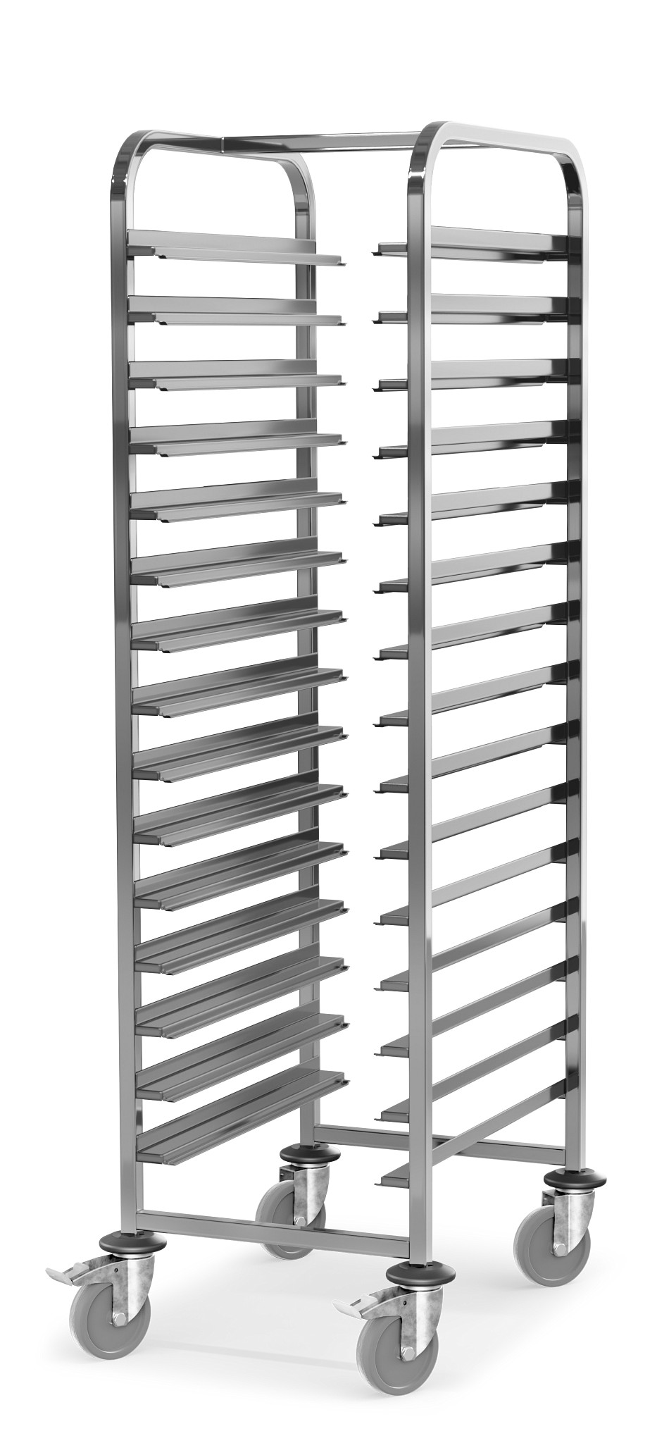 Carro de Transporte 15 Guias GN 1/1 e Tabuleiros 60x40 cm