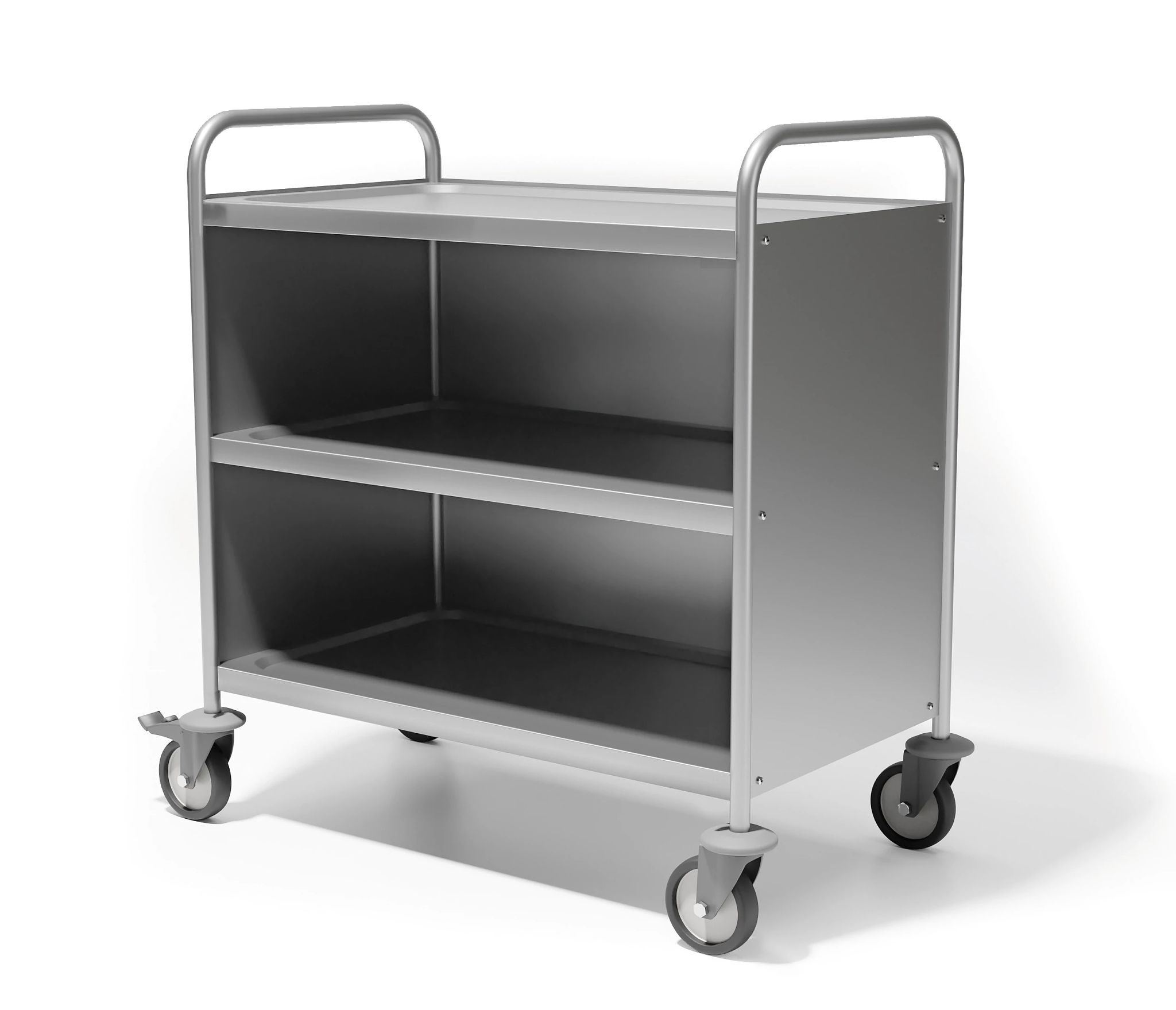 Carro de Serviço Aço Inoxidável 2 Níveis 980x580mm