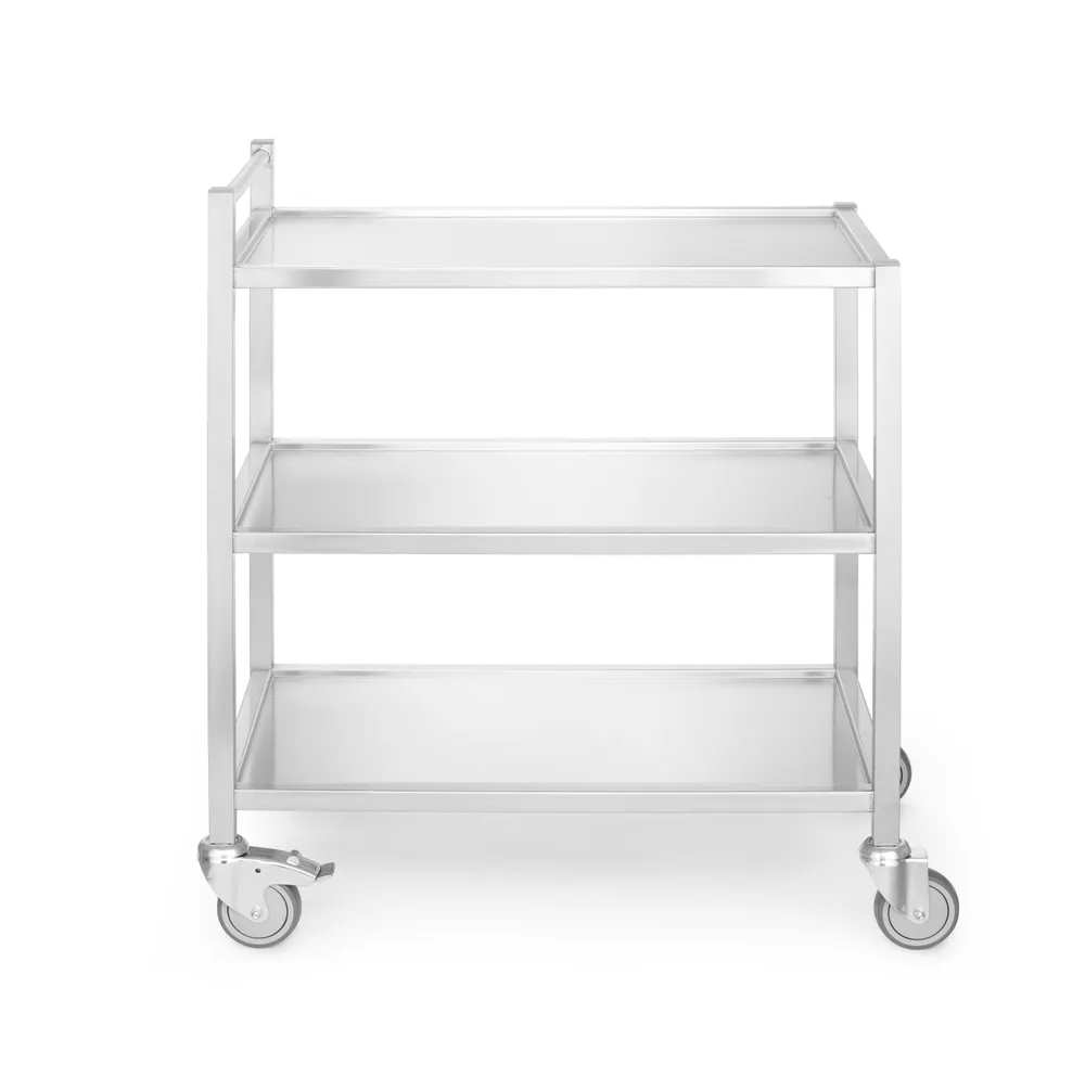 Carro de Serviço Soldado 865x565x(H)950mm Aço Inoxidável
