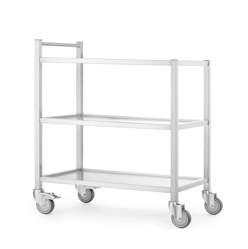 Carro de Serviço Soldado 865x565x(H)950mm Aço Inoxidável