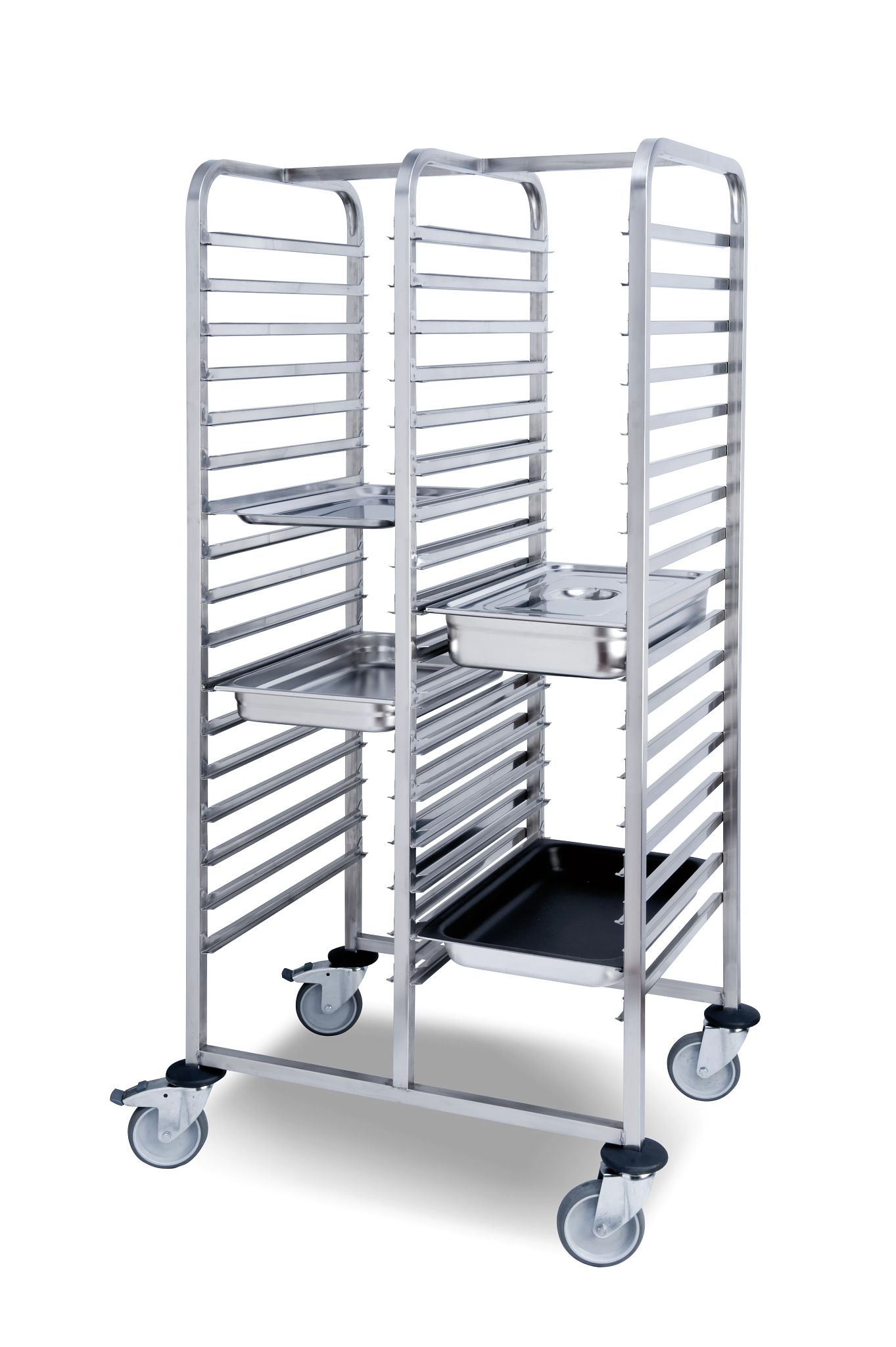 Carro de Transporte 34 Tabuleiros GN 1/1 Inox 171cm
