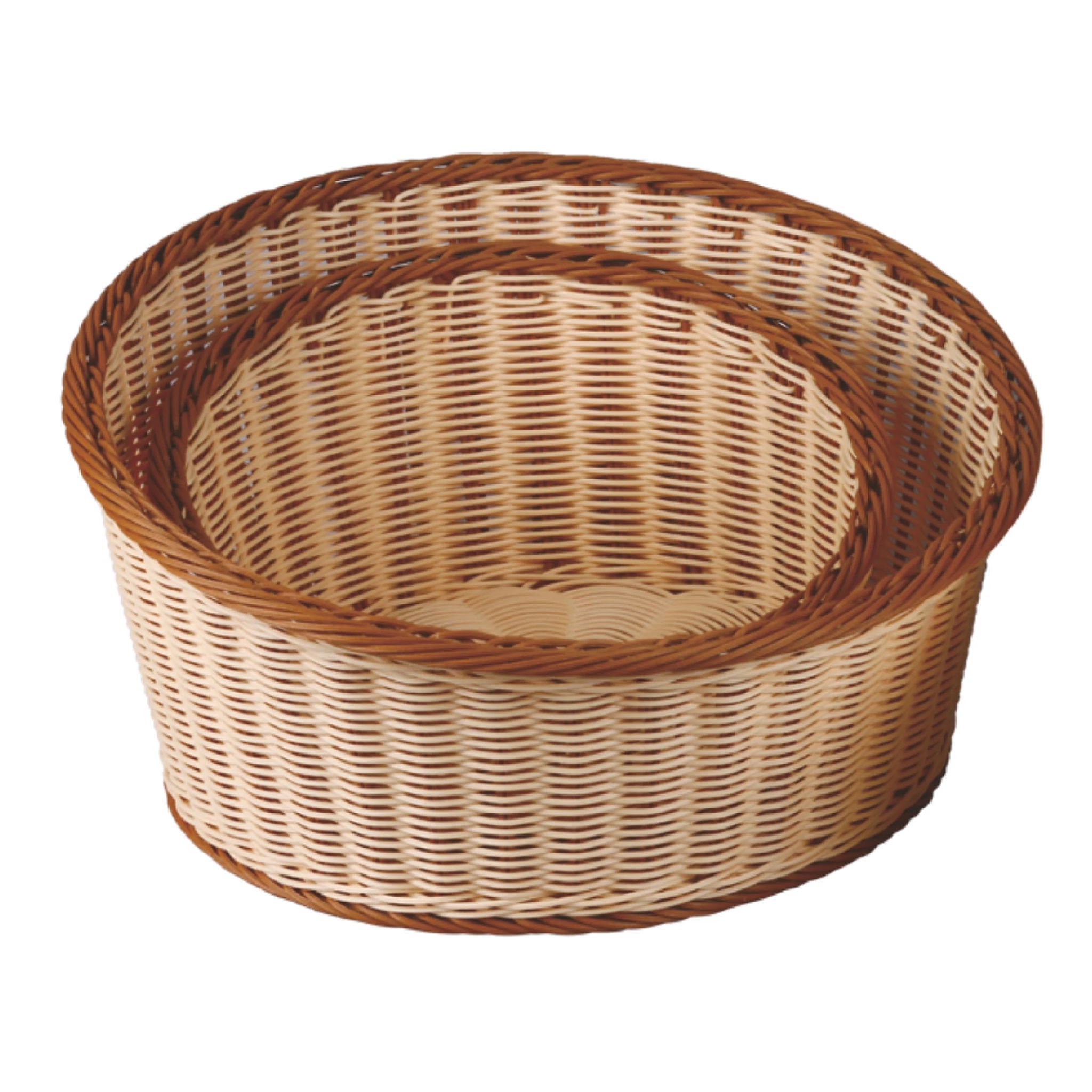 Cesta de Pão Redonda Inclinada Polipropileno 36cm