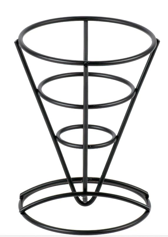 Cesto Cónico Metal 13 cm para Batatas Fritas e Aperitivos