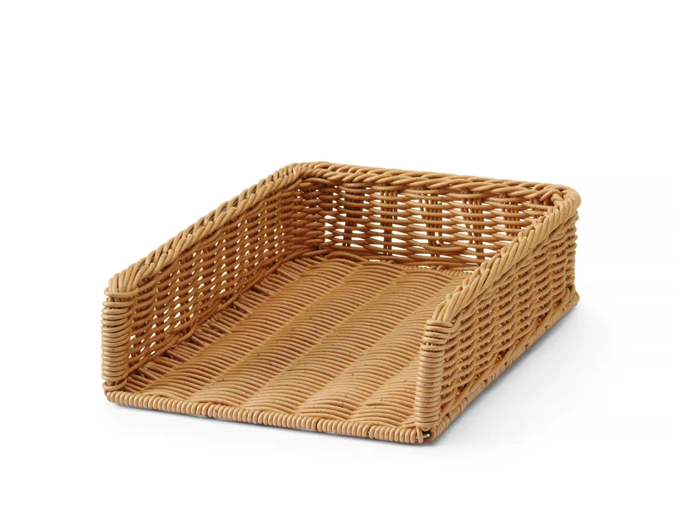 Cesto Expositor Pão Polyrattan 295x395x105mm