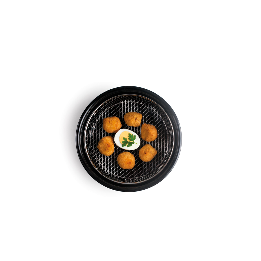 Cesto Redondo para Fritadeira de Ar 19x4 cm em Aço Inoxidável