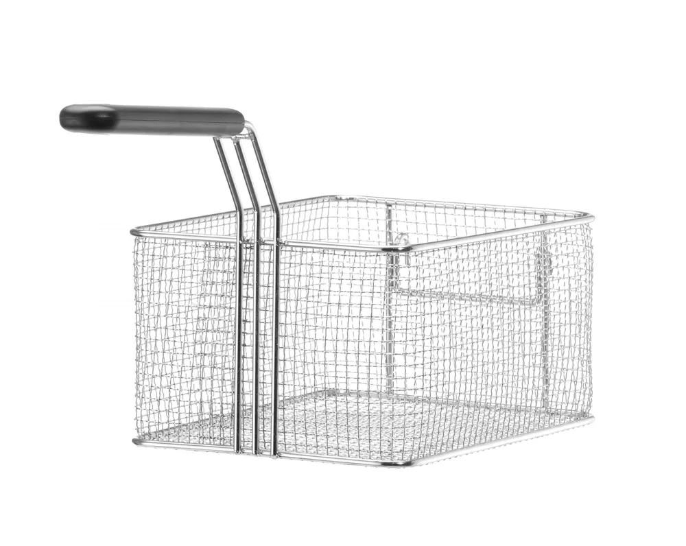 Cesto de Fritura Profissional HENDI em Aço Inoxidável 18/8 com Cabo Isolado