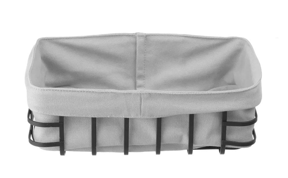 Cesto de Pão Retangular com Saco Lavável 250x180mm