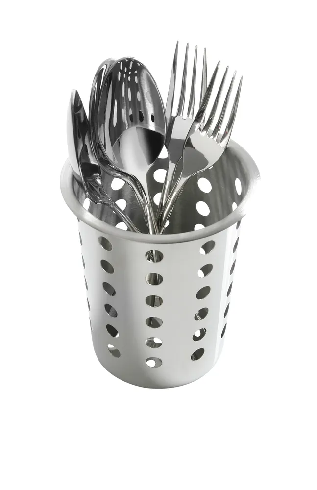 Cesto para Talheres Inox ø97x137mm - Organização Profissional
