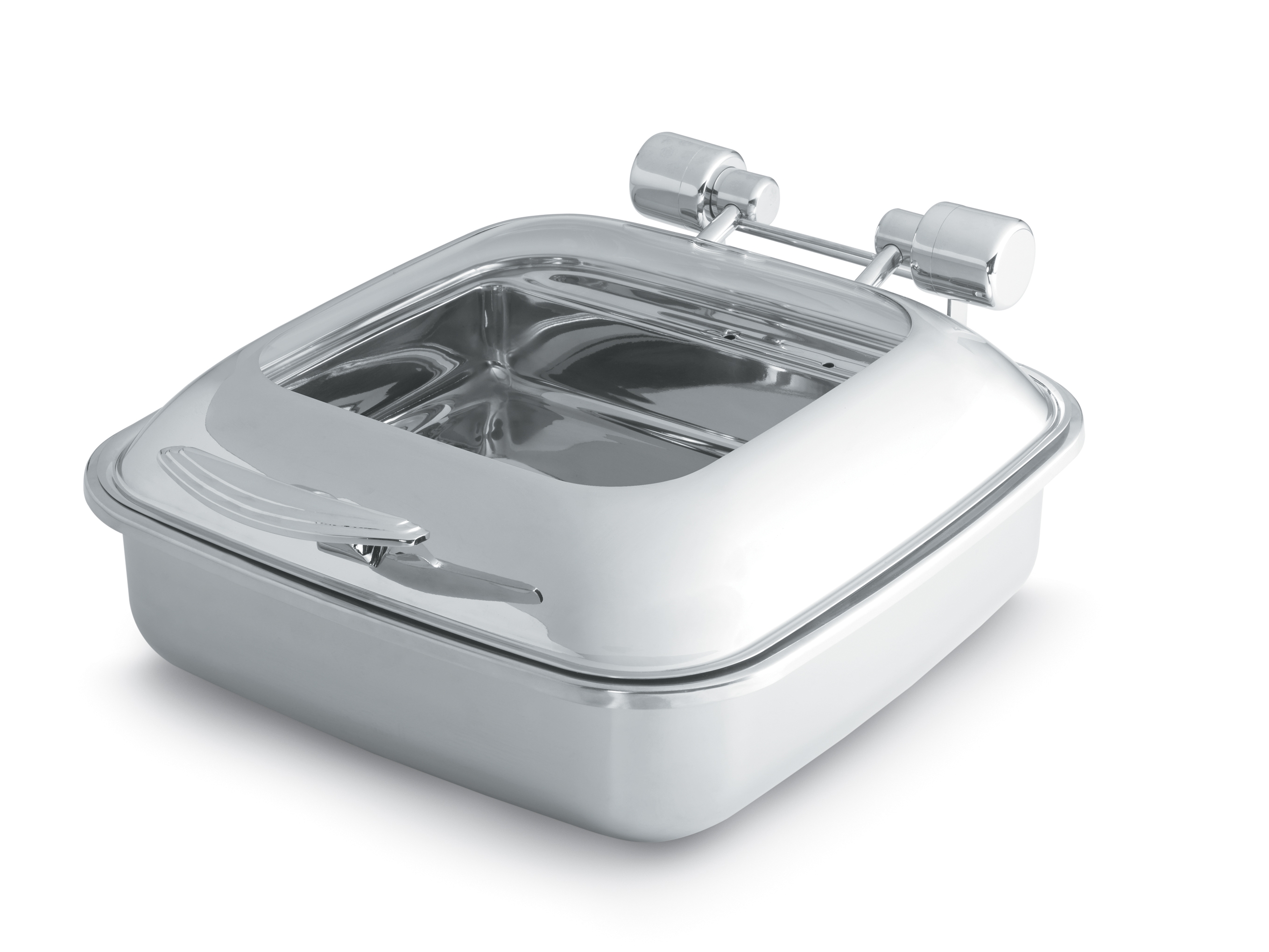Chafing Dish Quadrado Indução com Tampa de Vidro