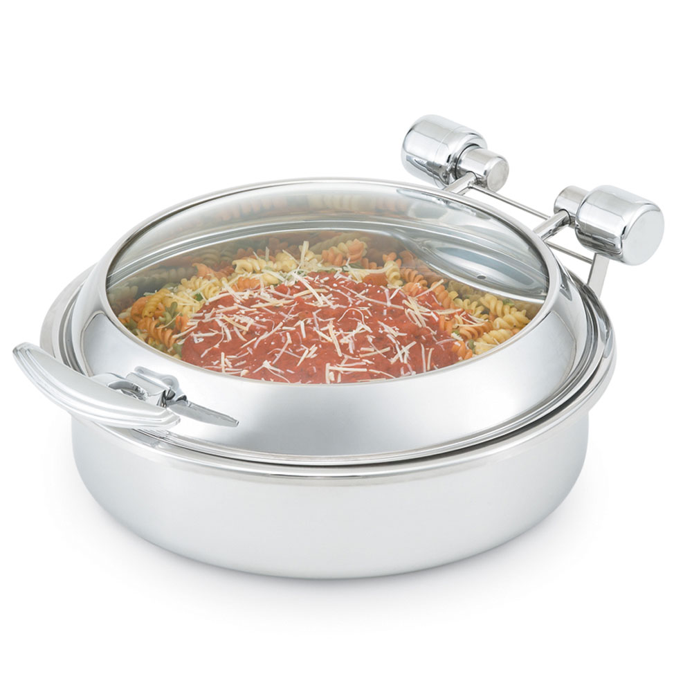 Chafing Dish Redondo para Indução com Tampa de Vidro Ø39.4cm