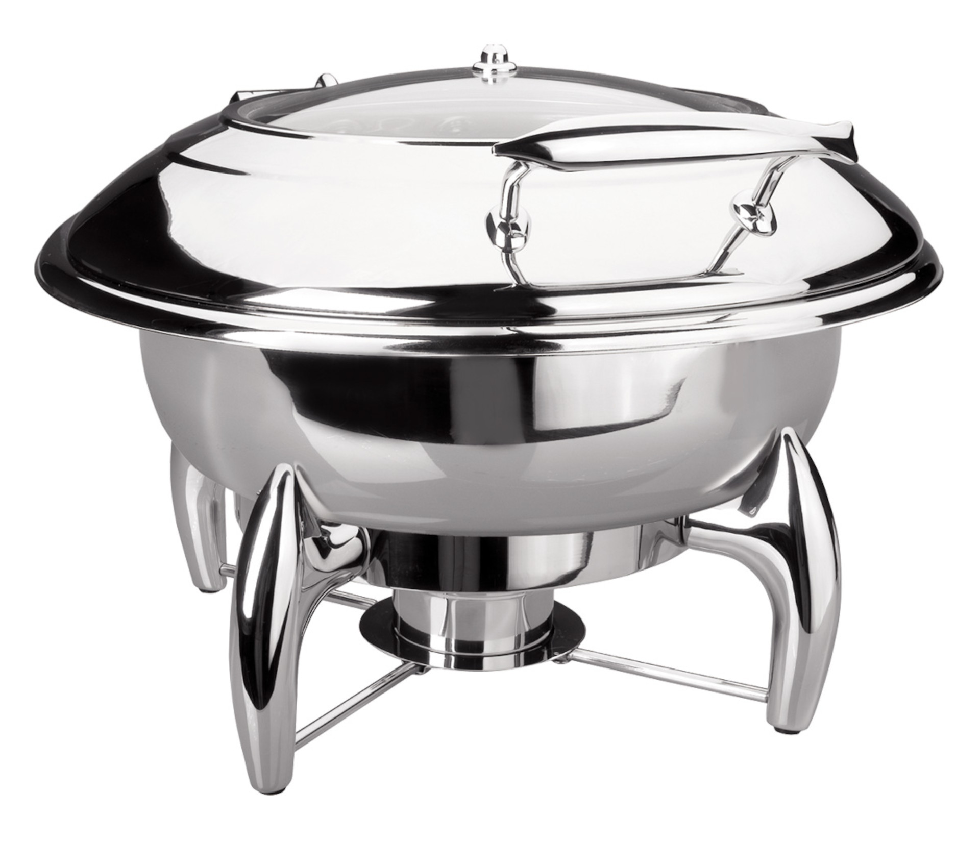 Chafing Dish Redondo 6 Litros em Inox para Buffet