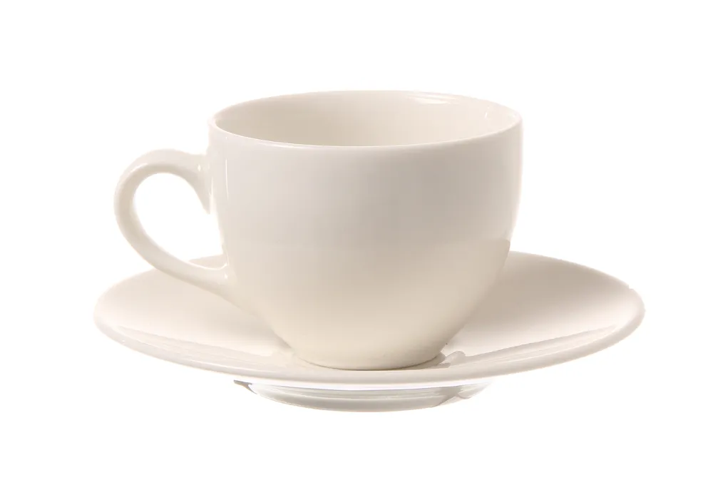 Chávena de Porcelana Branca 0,1 L para Cafetaria Profissional