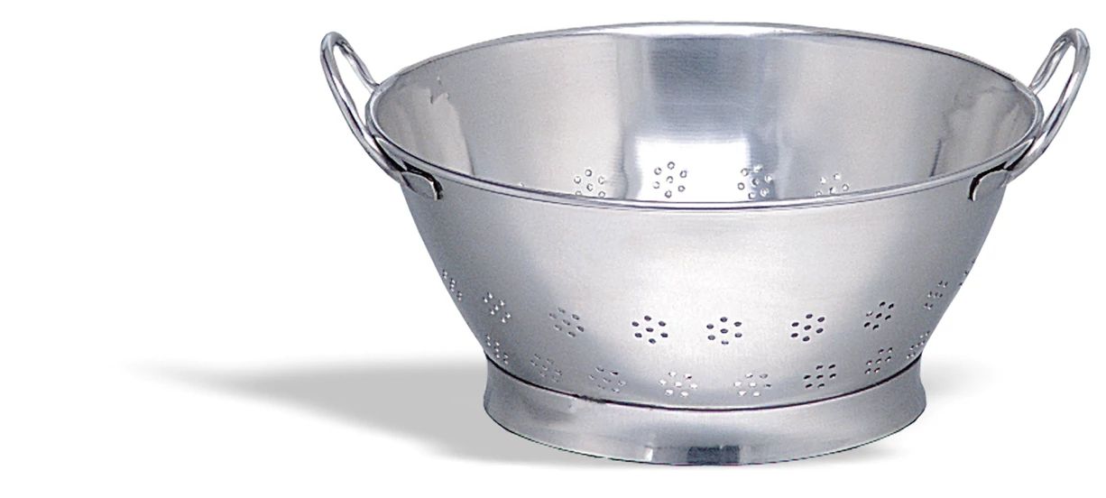 Escorredor Cónico Aço Inoxidável 40 cm