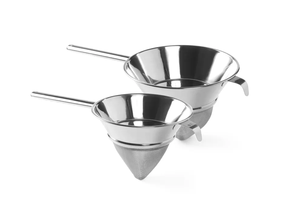 Coador Cónico Aço Inoxidável 205 mm para Cozinha Profissional