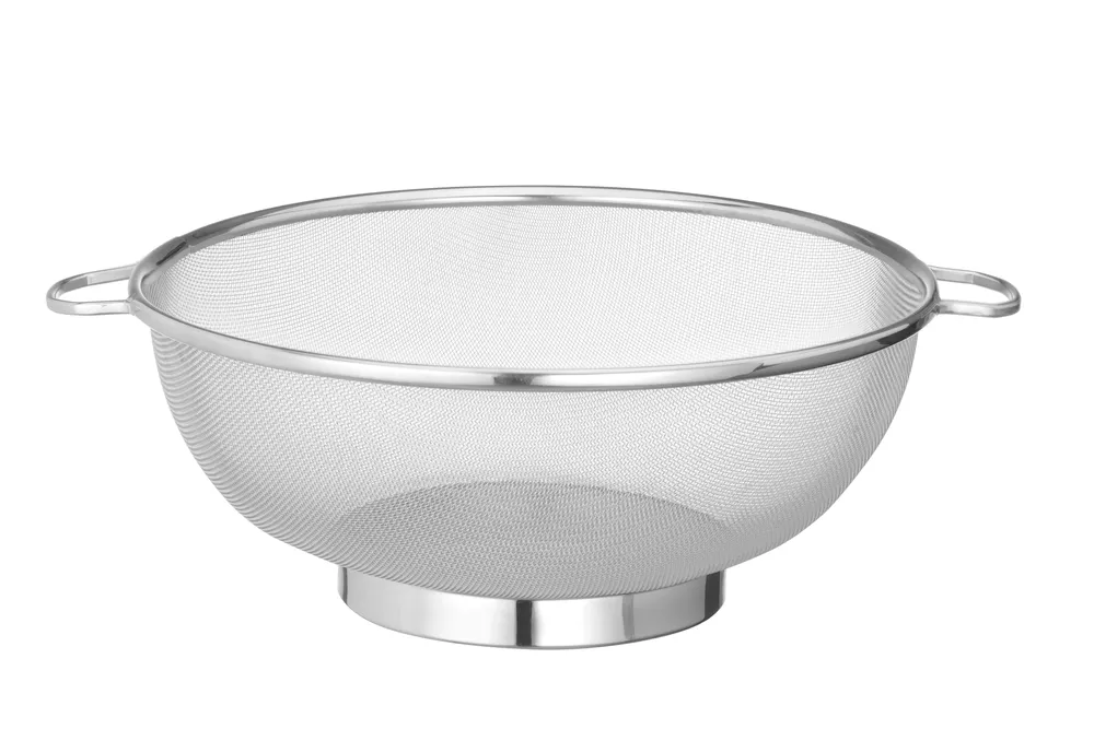 Coador de Aço Inoxidável Ø257x110mm para Cozinha Profissional