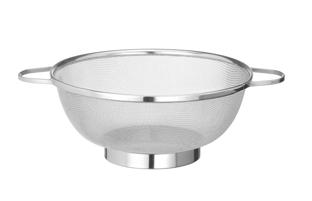 Coador de Aço Inoxidável Ø257x110mm para Cozinha Profissional