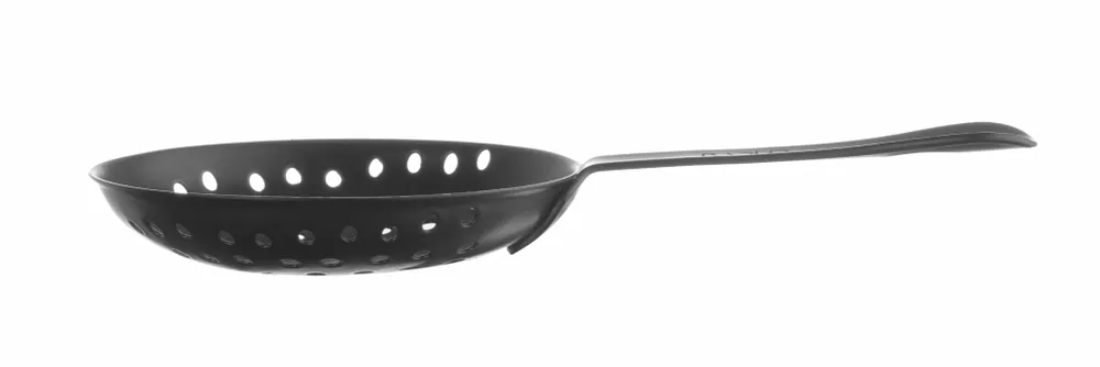Coador Julep Preto em Aço Inoxidável 160x75mm para Cocktails