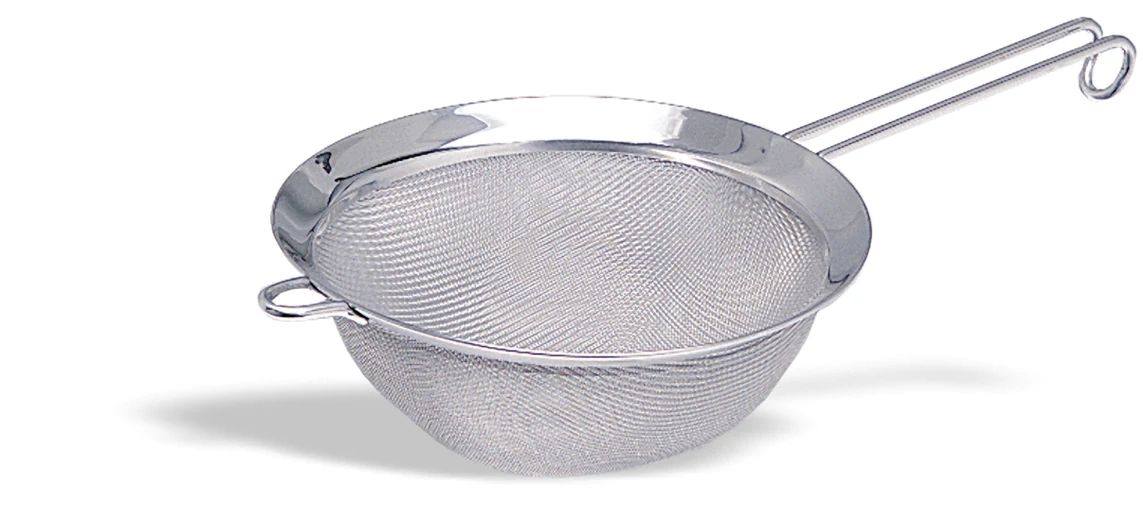 Coador Meia Bola Aço Inox 10 cm – Malha Fina 0.7 mm