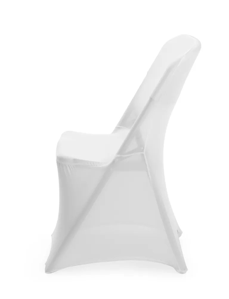 Cobertura para Cadeira Dobrável, Elástica, 580x440x845mm, Branca