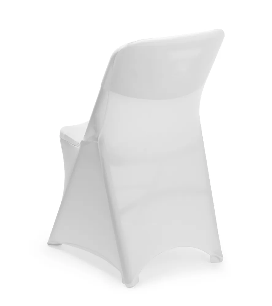 Cobertura para Cadeira Dobrável, Elástica, 580x440x845mm, Branca