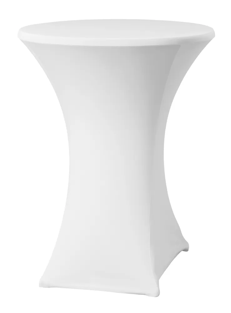 Cobertura de Mesa de Bar Elástica ø70-85cm, Branco