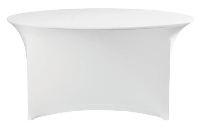 Cobertura para Mesa Redonda de Buffet, Branca, Ø1800mm