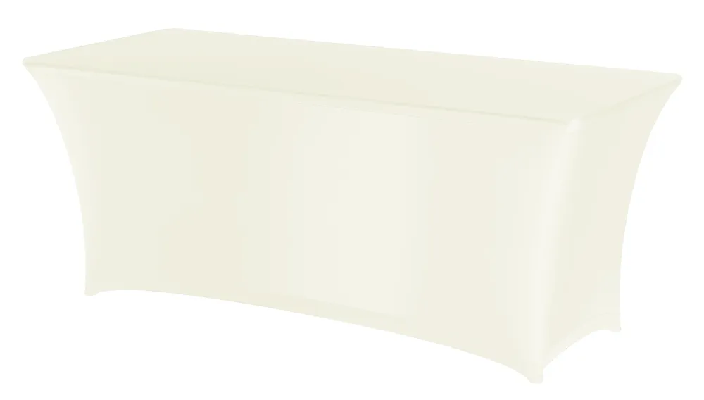 Cobertura de Mesa Retangular 1200x760mm para Buffet Branco