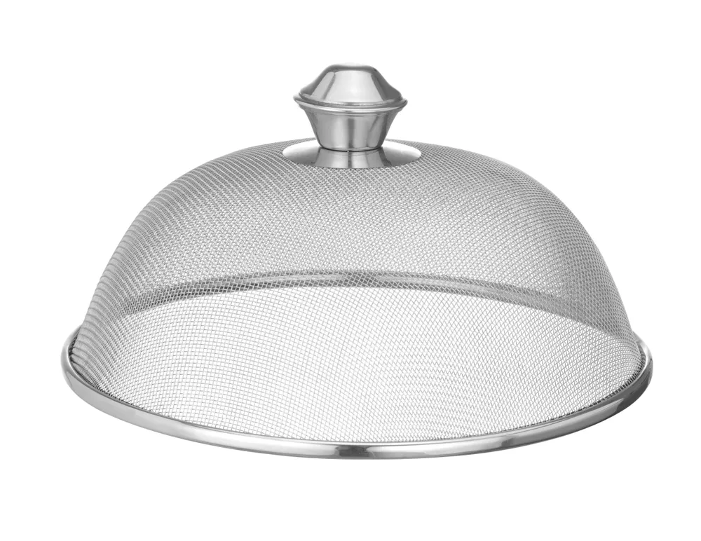 Cobertura de Proteção para Alimentos Ø305x170mm em Aço Inoxidável