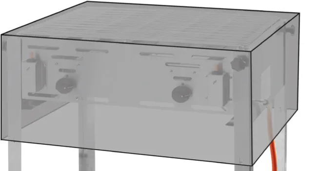 Cobertura de Proteção para Equipamento 300x450x150mm