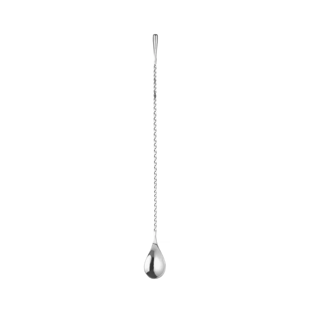 Colher de Bar em Aço Inoxidável 385mm para Cocktails