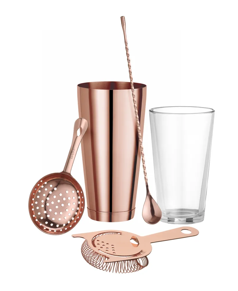 Colher de Bar Cobre 385mm para Mistura de Cocktails