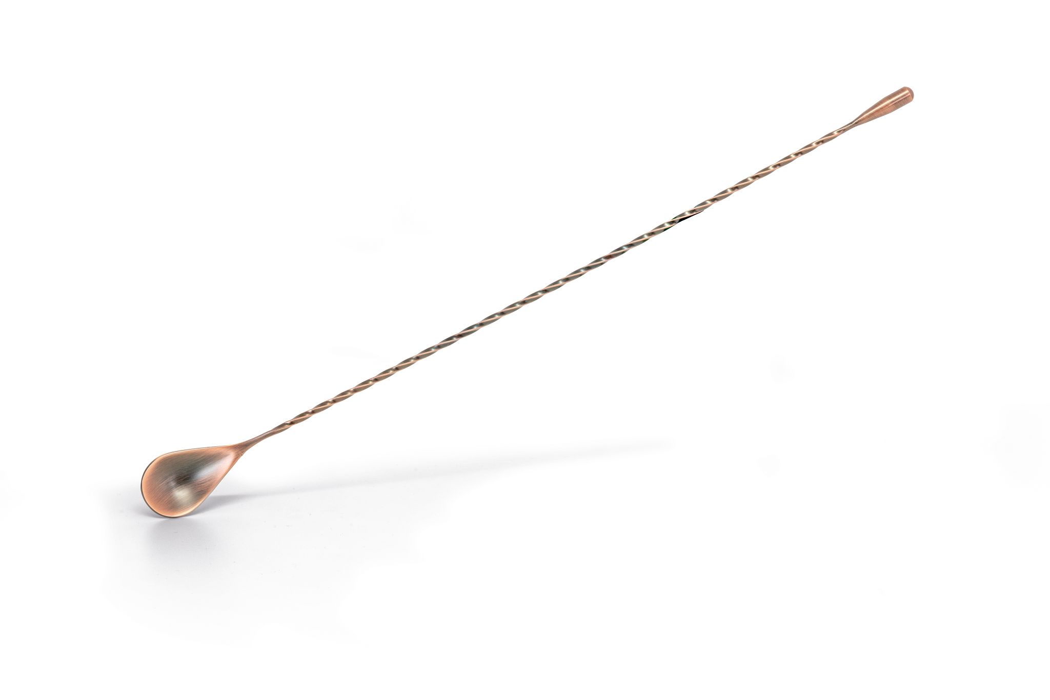 Colher de Cocktail Cobre Antigo 40 cm para Bares Profissionais