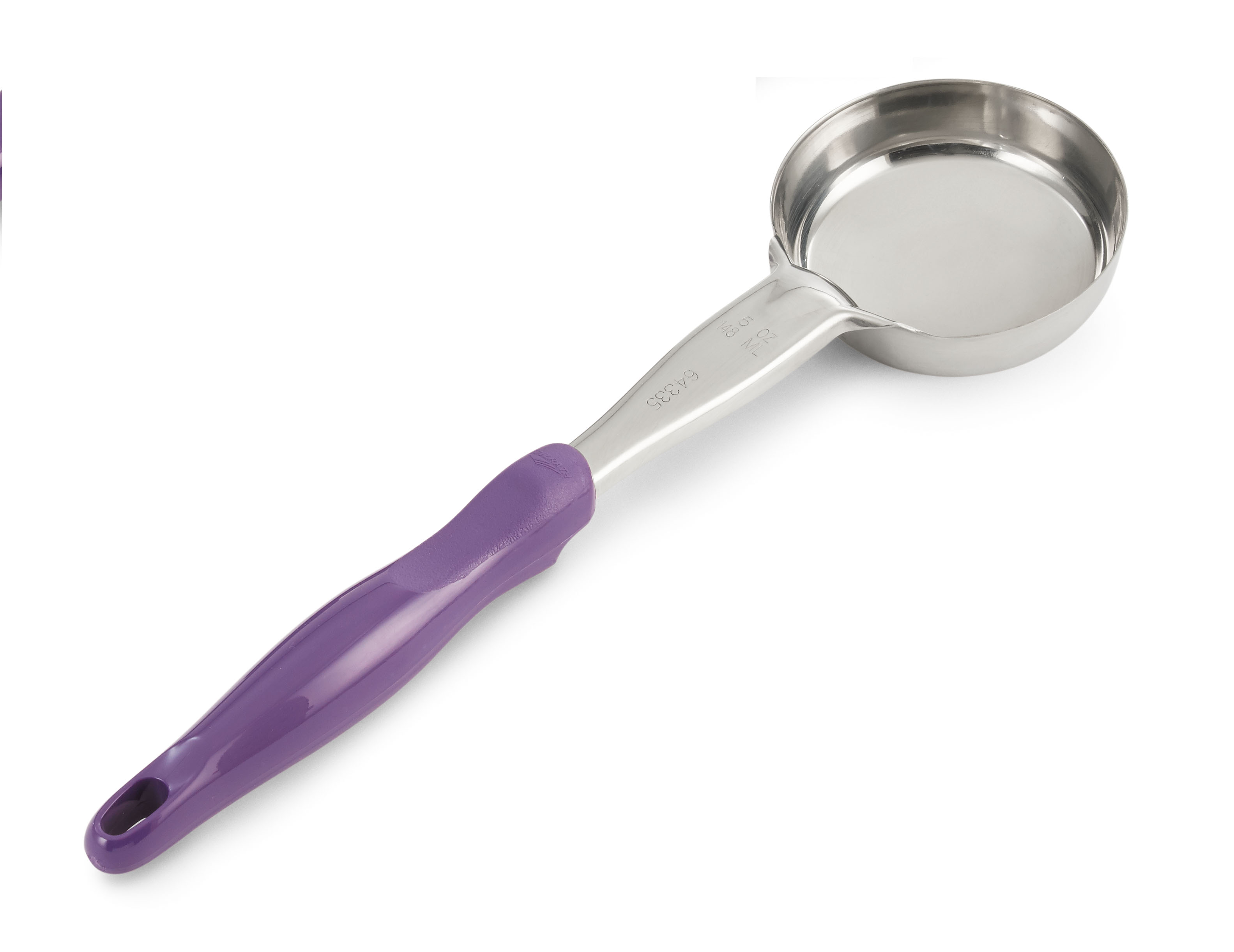Colher de Porcionamento Redonda 148 ml Aço Inox Cabo Nylon
