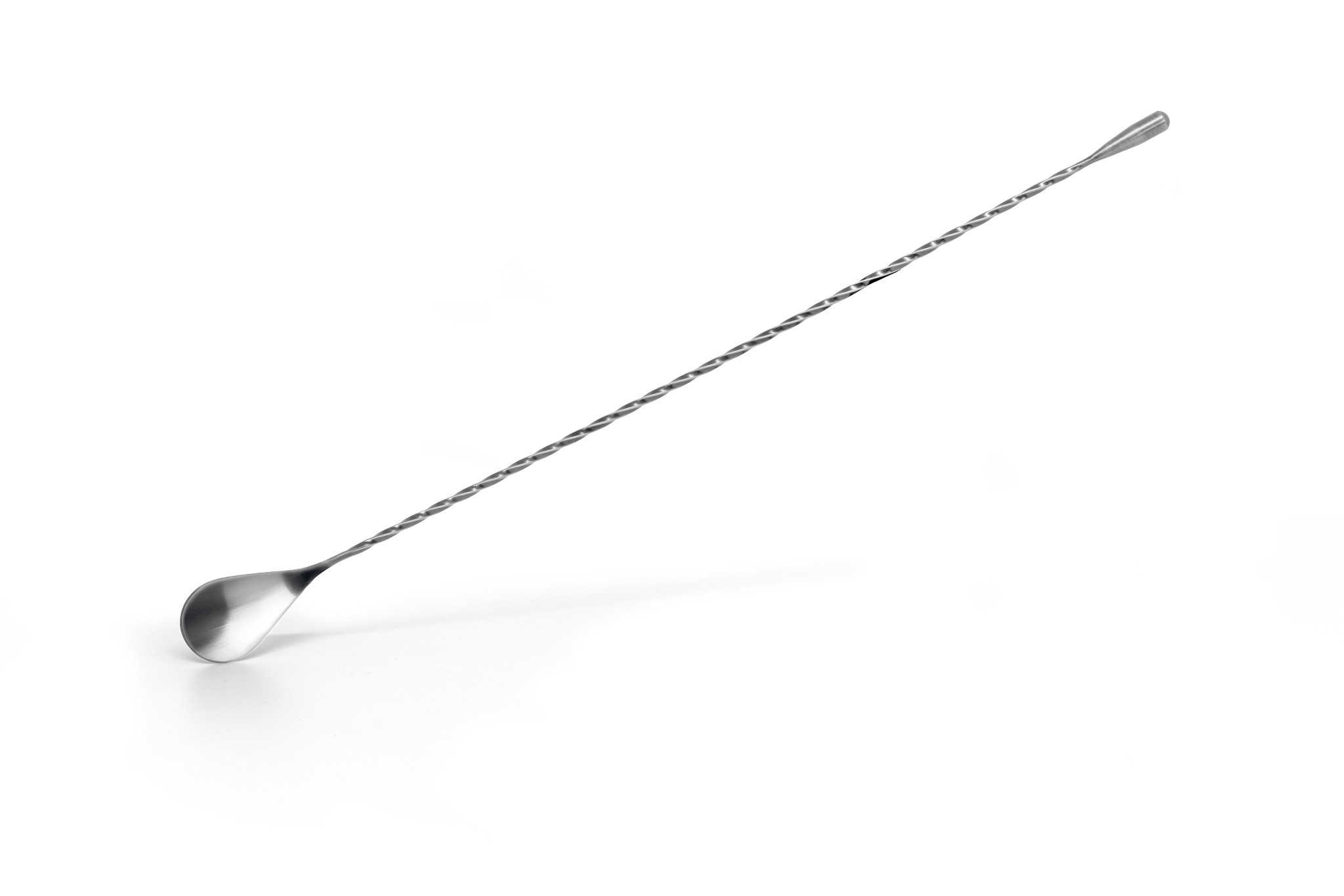 Colher de Bar Prateada em Aço Inoxidável - 25 cm