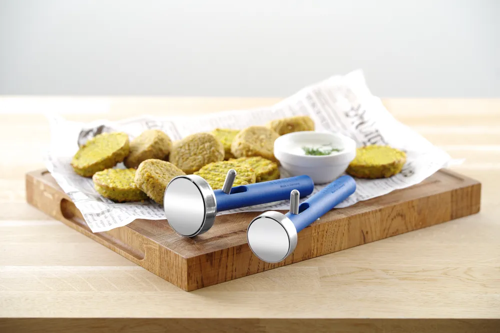 Moldador de Falafel Profissional ⌀40mm em Aço Inoxidável