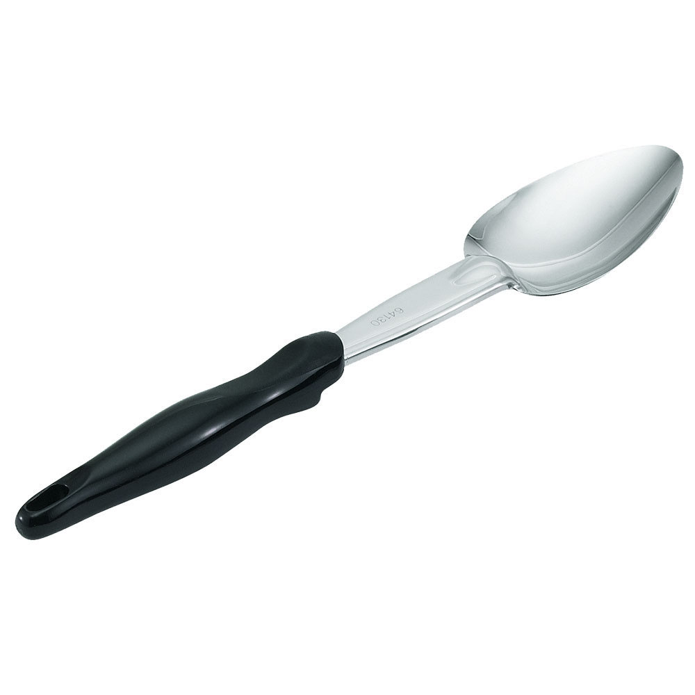 Colher Aço Inoxidável Cabo Preto 35 cm Ergo Grip