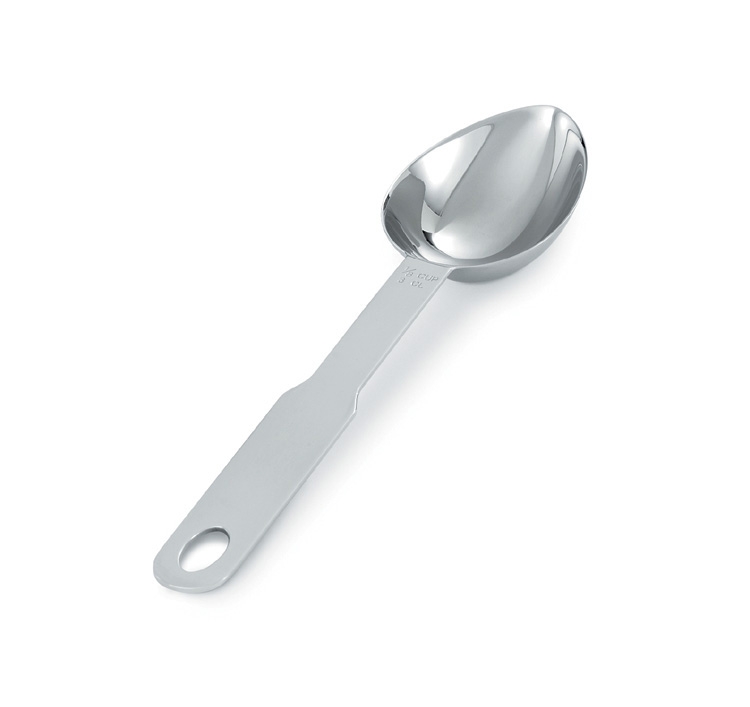 Colher Medidora Oval 30 ml em Aço Inoxidável para Cozinha