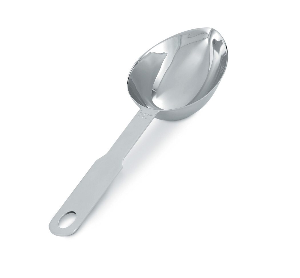Colher Medidora Oval 30 ml Aço Inoxidável para Cozinha Profissional