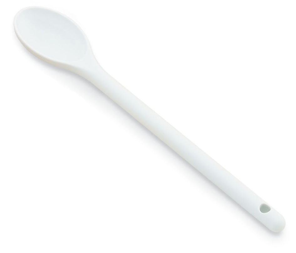 Colher de Nylon 30.5 cm Branca para Cozinha Profissional