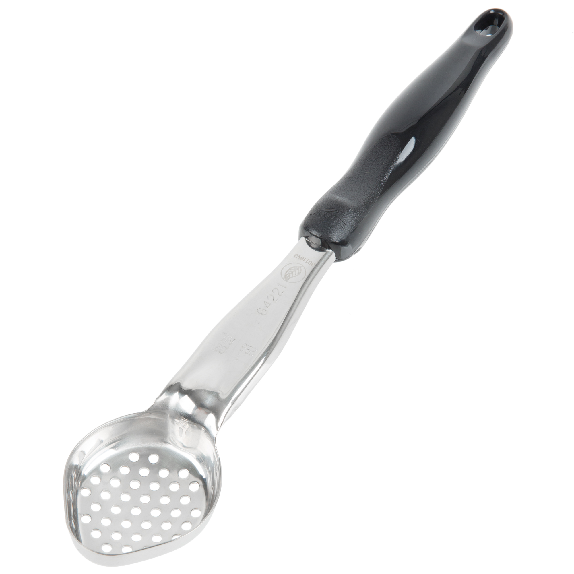 Colher de Porcionamento Perfurada 30 ml Aço Inox Cabo Nylon