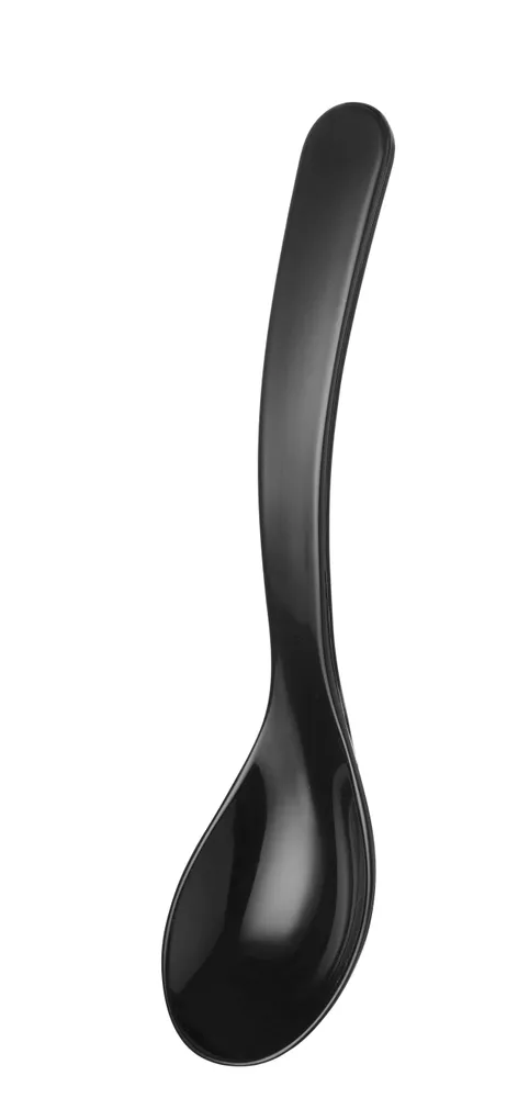 Colher para Salada Preta 0,03L - 235x55mm
