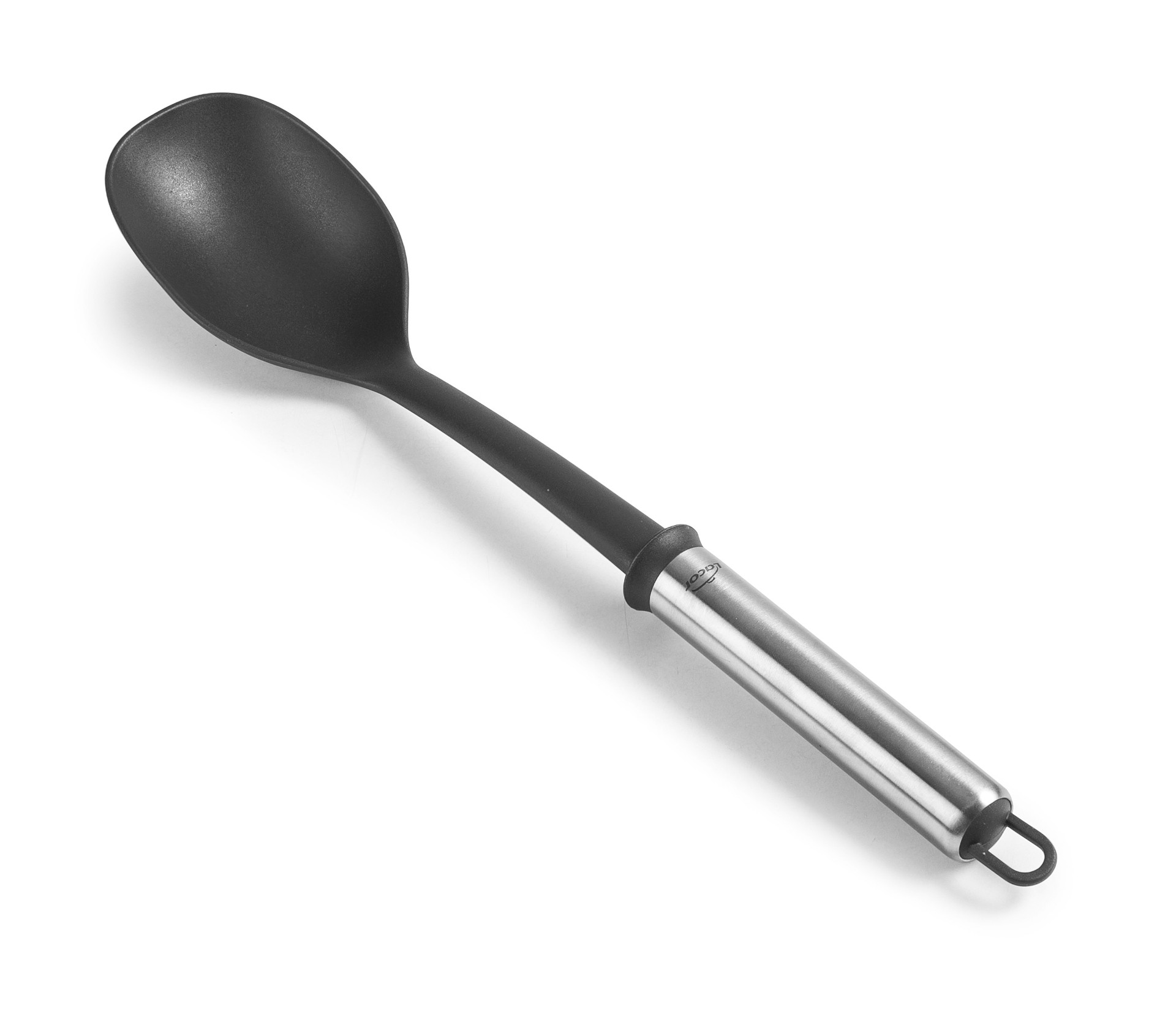 Colher de Serviço Lisa em Nylon e Inox 36,5 cm