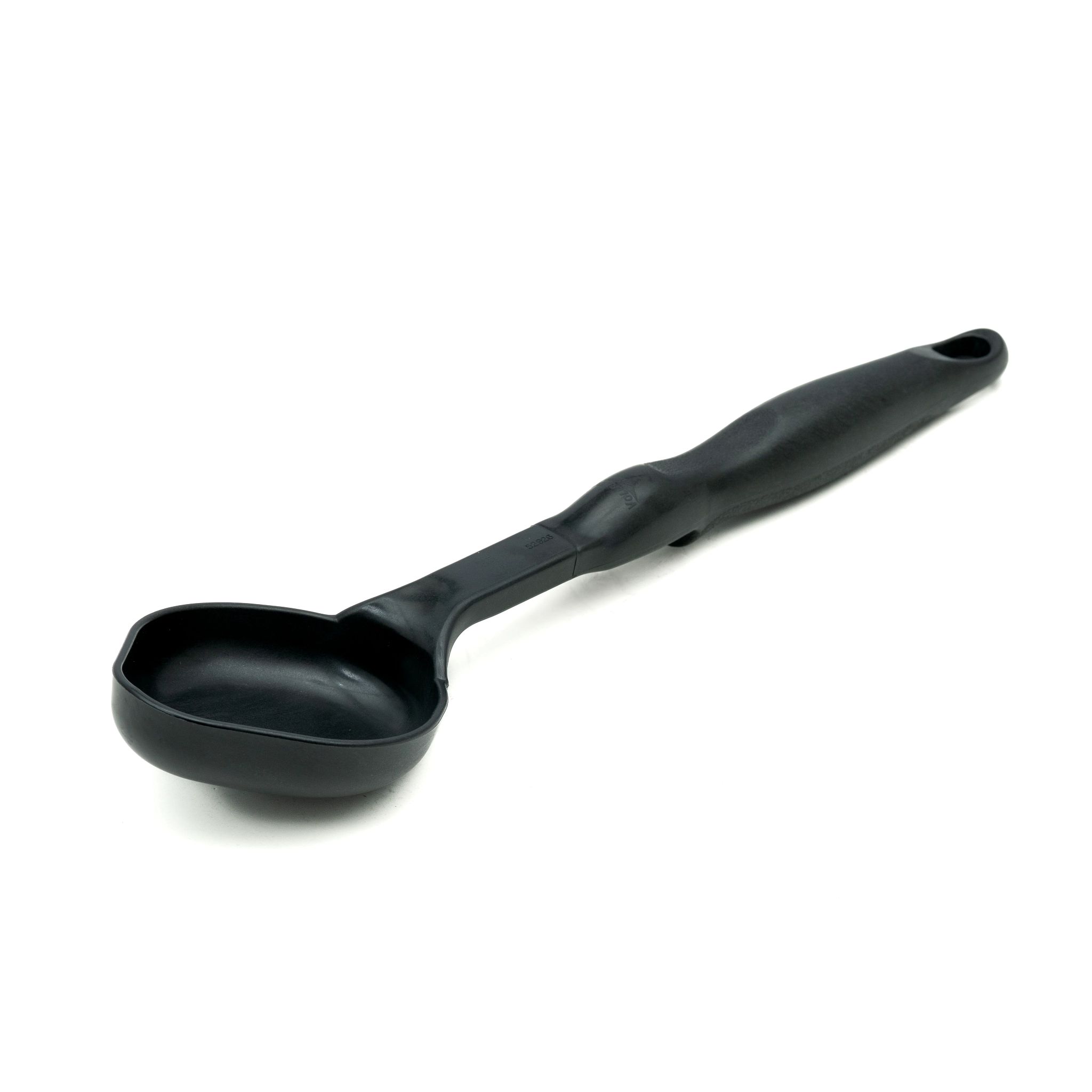Colher de Servir Nylon Oval Sólida 30.7 ml Preta
