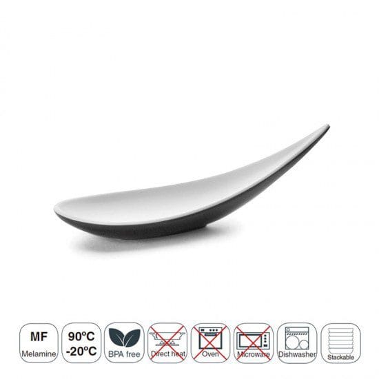Colher Snack Melamina para Buffet 14.5 cm – Durabilidade